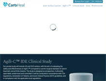 Tablet Screenshot of cartiheal.com
